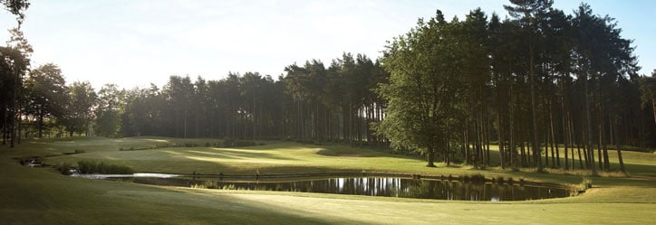 Water at Woburn - The Duke's Golf Course-Milton Keynes, England. Golf Planet Holidays
