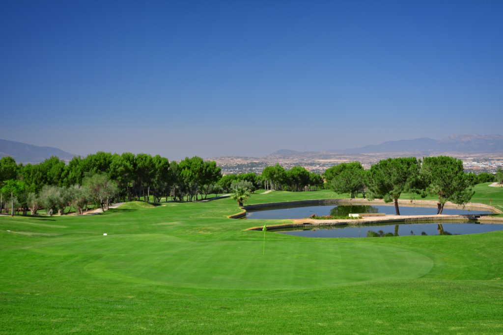 Over the horizon at Altorreal Golf, Murcia, Spain