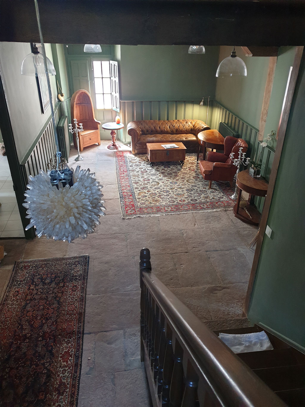 A cosy nook in the Casa Agara, near Bilbao, Spain