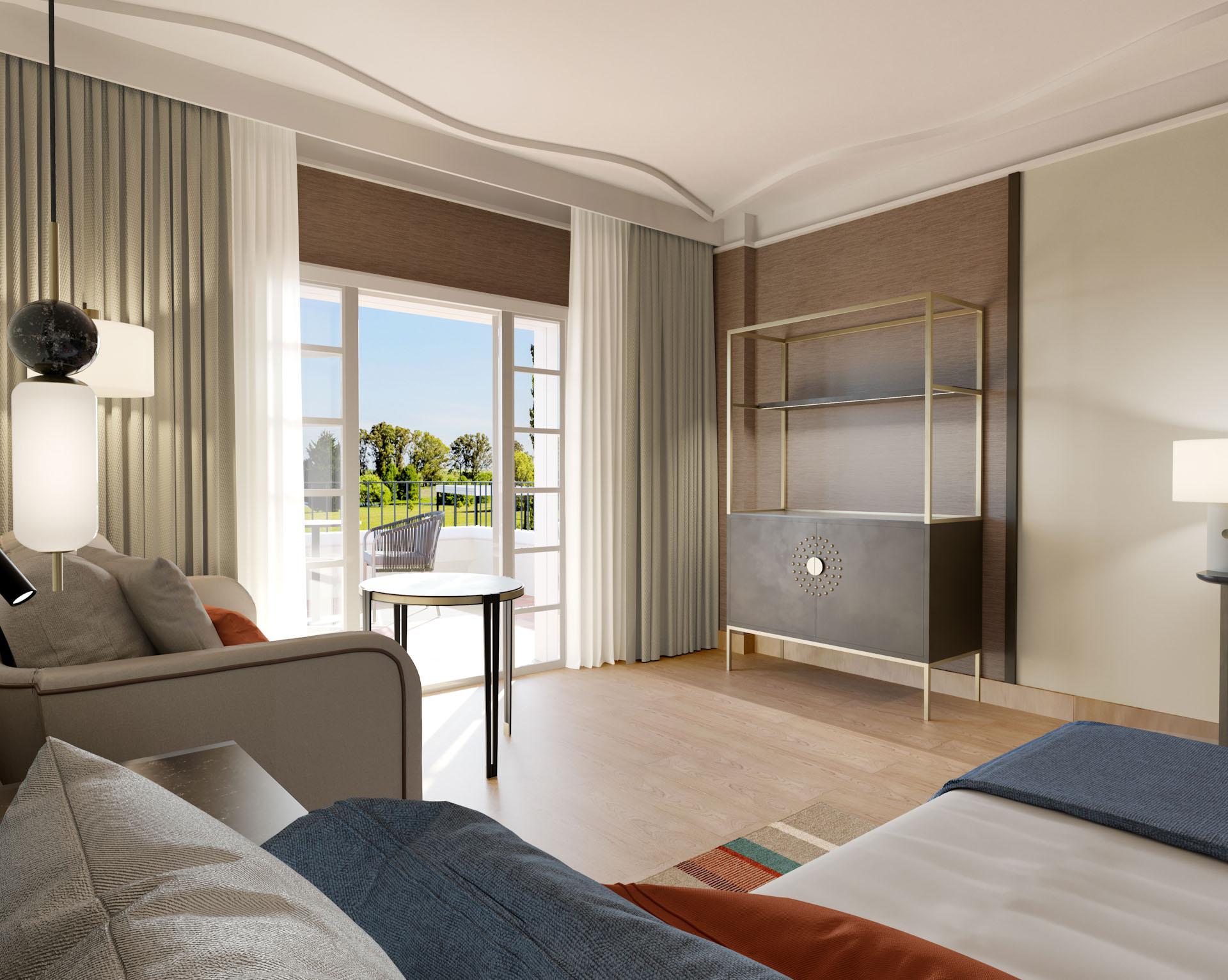 Beautiful views from your bedroom at La Manga Principe Felipe Hotel, Spain