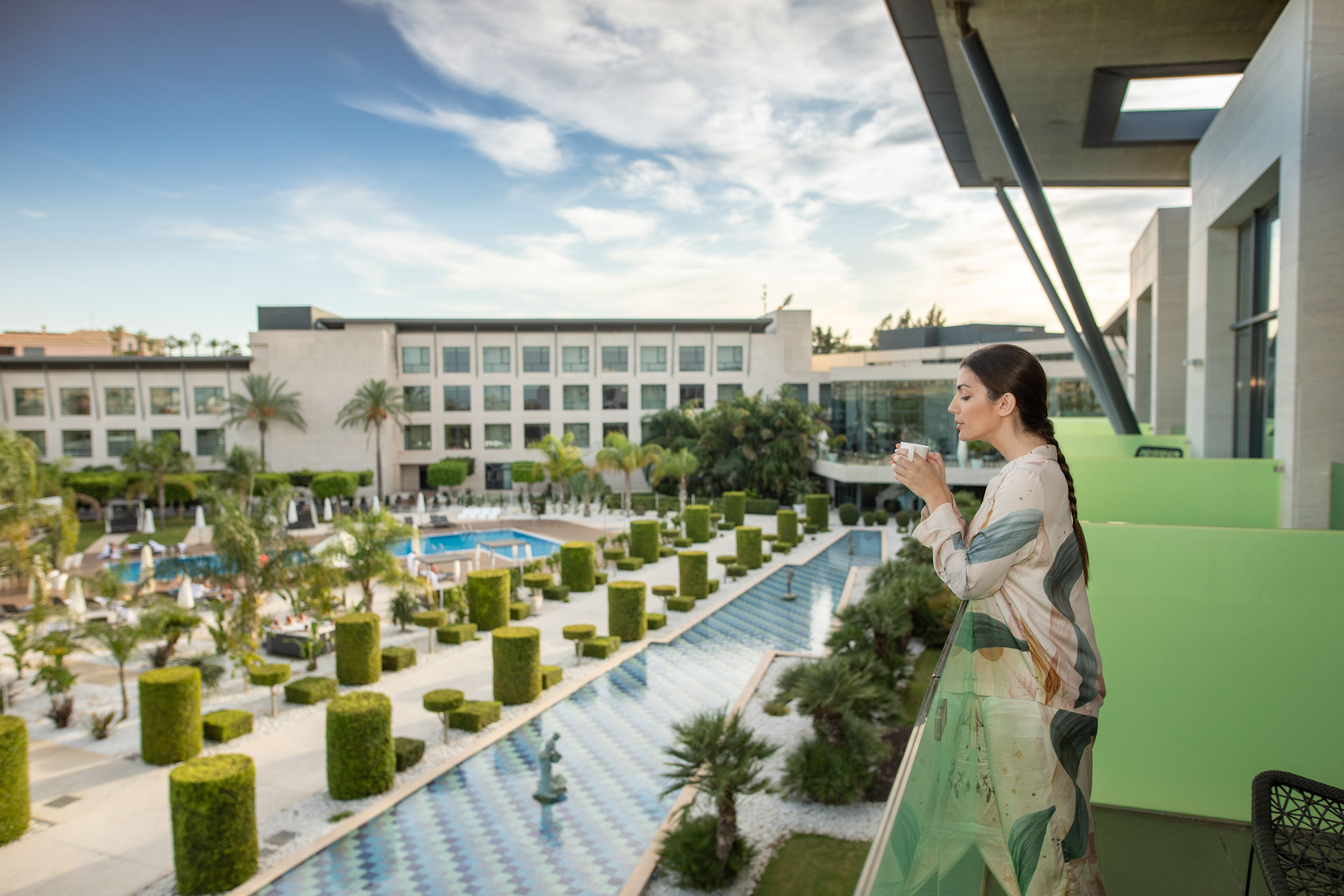 Peace and quiet on your balcony at La Finca Golf and Spa Resort, Alicante, Spain