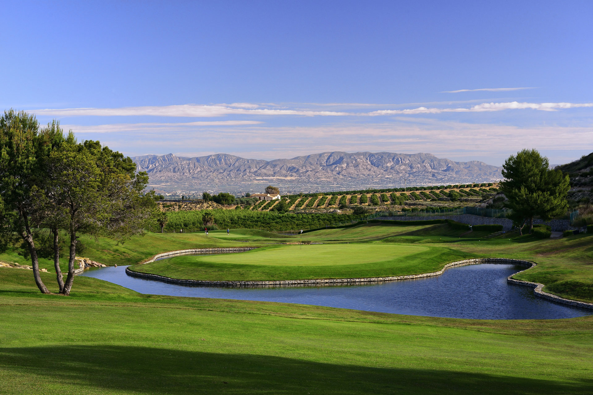 Stunning landscape of La Finca Golf Course, Alicante, Spain