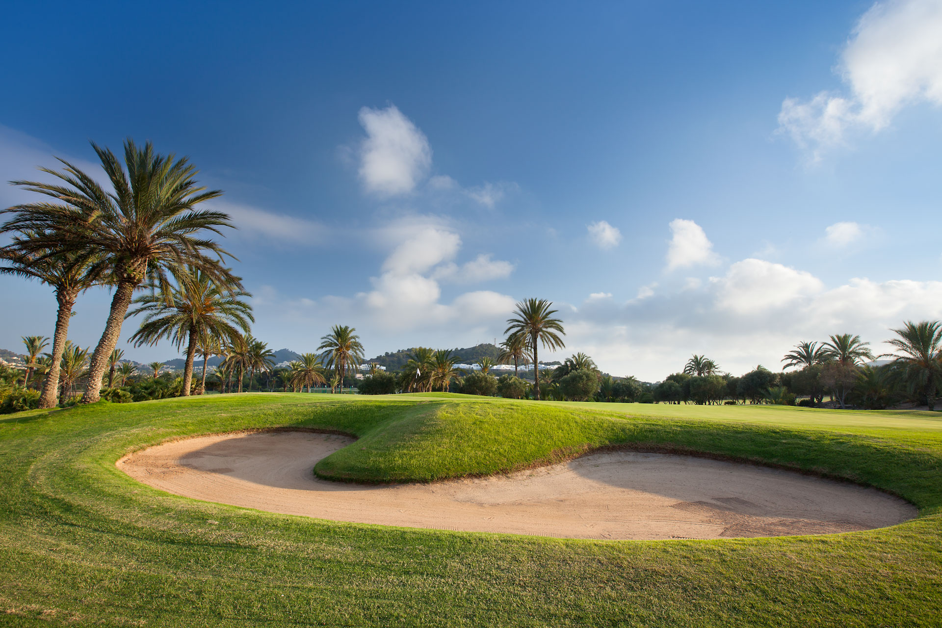 On the North course at La Manga, Spain