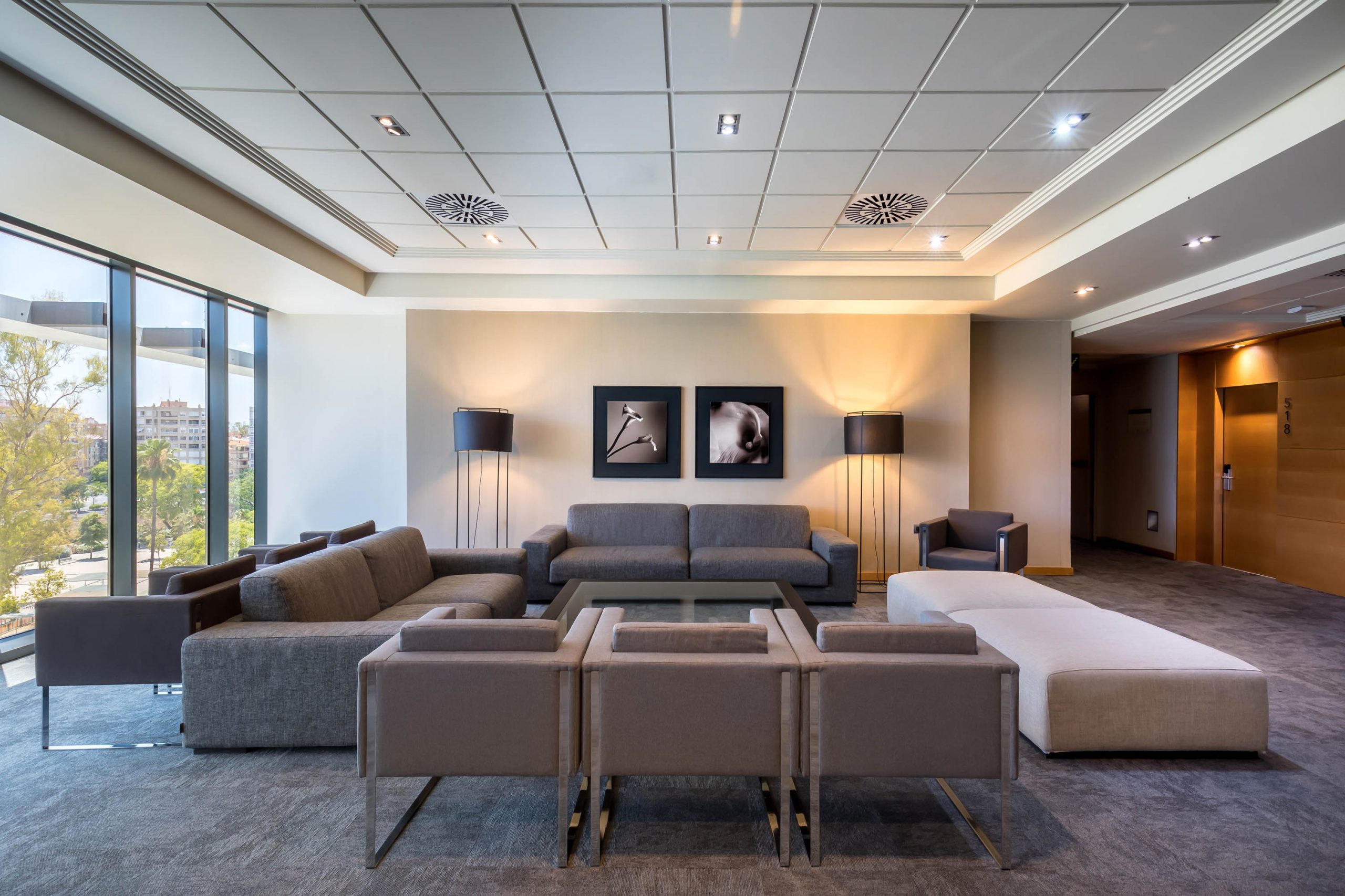 A public area at Occidental 7 Coronas Hotel, Murcia, Spain