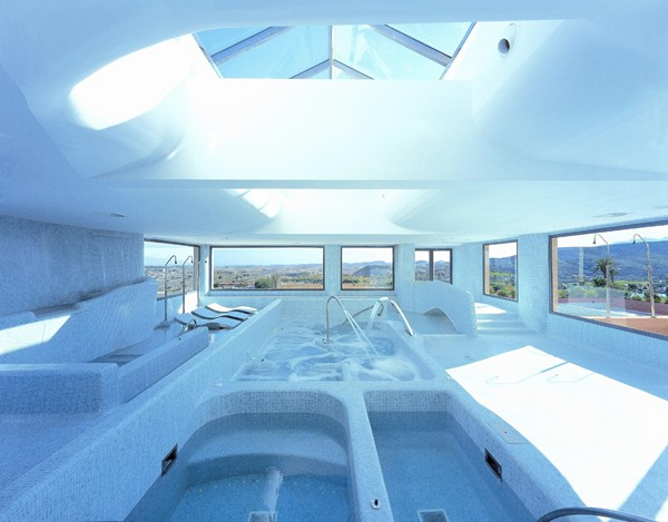 In the spa at Hotel Valle del Este, Murcia, Spain