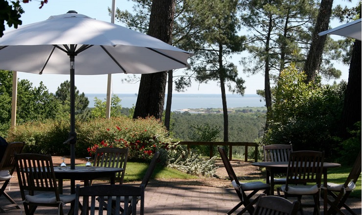 Tremendous views at Archachon Golf Club, Bordeaux, south-west France