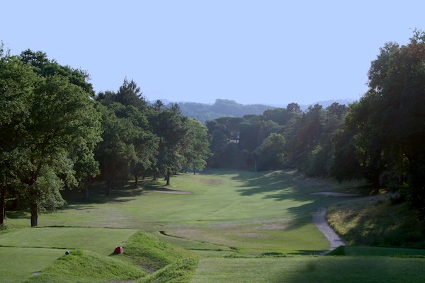 From the tee at Chantaco Golf Club, Biarritz, south west France.