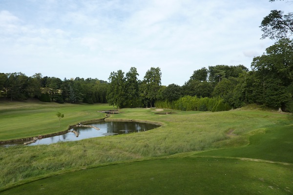 Over to the green at Chantaco Golf Club, Biarritz, south west France