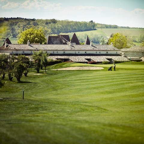 On the course at Chateau des Vigiers, Dordogne, France. Golf Planet Holidays