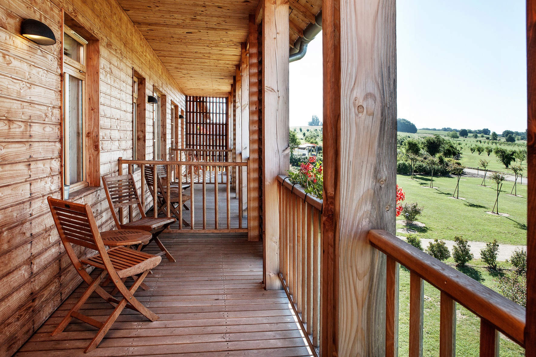 Balconies at the Relais at Chateau des Vigiers, Dordogne, France. Golf Planet Holidays.