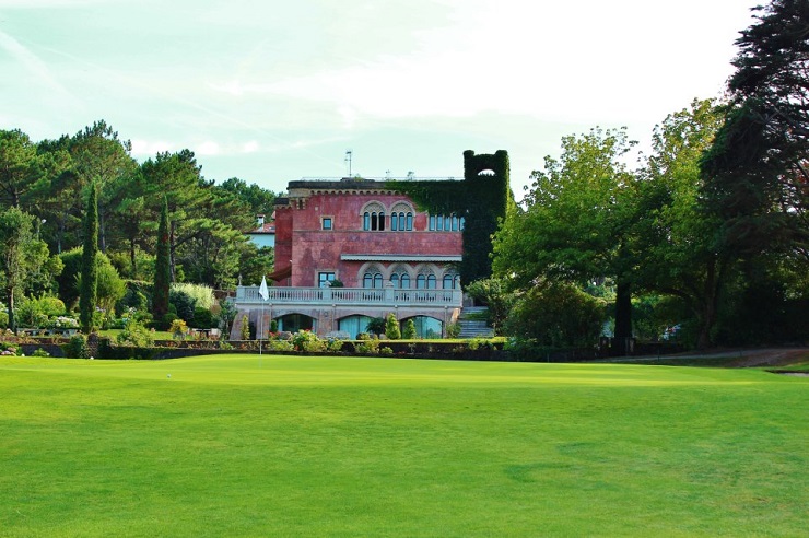The eighteenth at Chiberta Golf Club, Biarritz, France