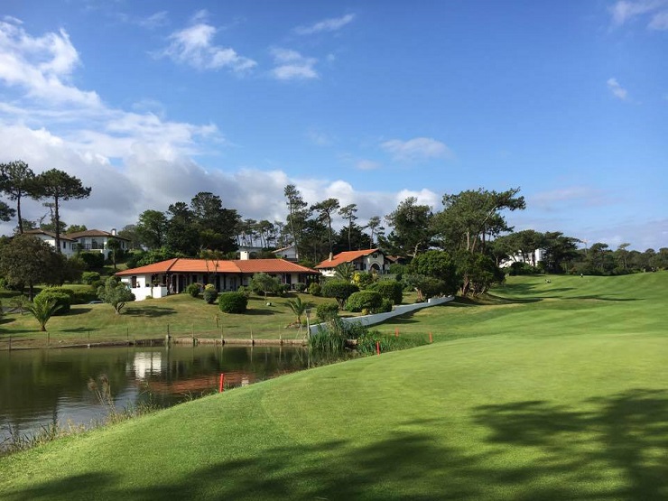 Down to the water at Chiberta Golf Club, Biarritz, France