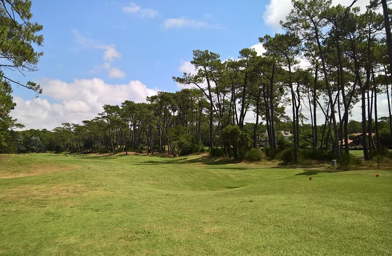 On the tee at Chiberta Golf Club, Biarritz, France