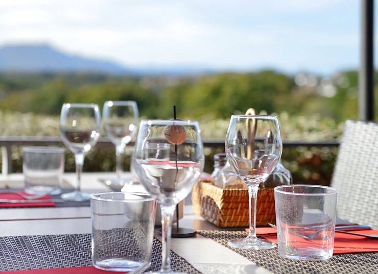 Enjoy lunch at Makila Golf Club, Biarritz, France