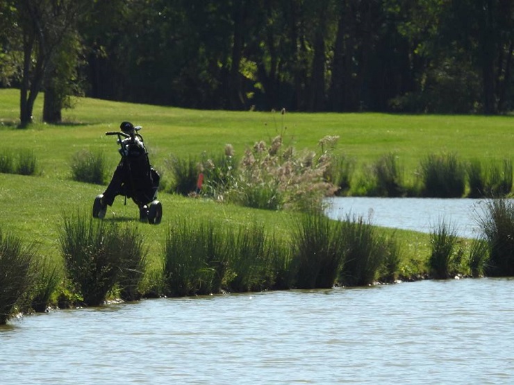 Watch out for the water at Margaux Golf Club, near Bordeaux, south west France