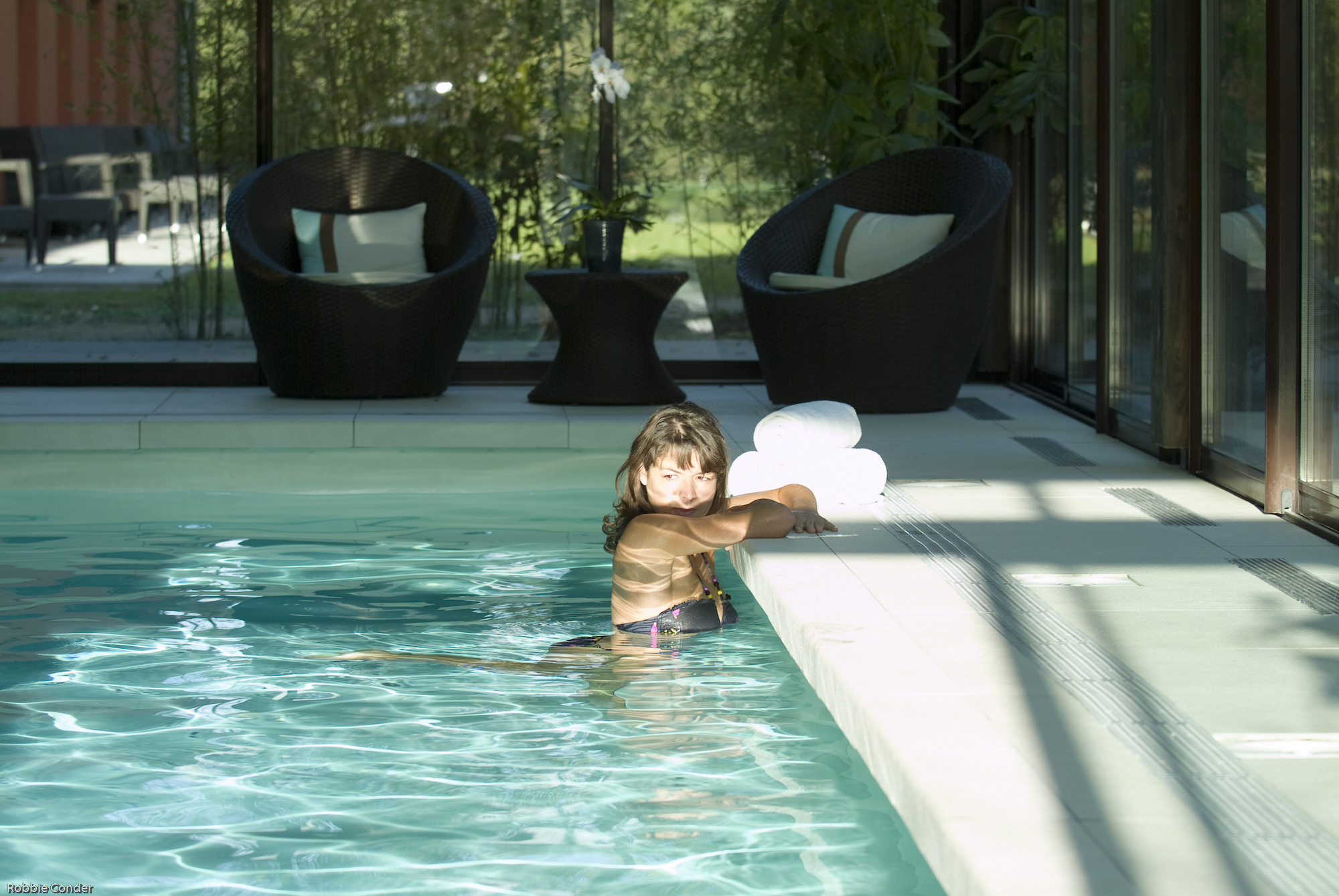 The indoor pool at Golf du Medoc Resort, Bordeaux, France. Golf Planet Holidays