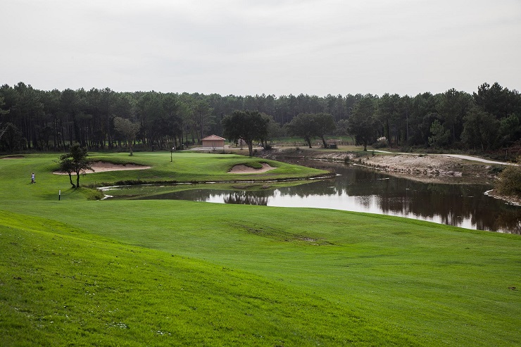 Tiger line at Moliets Golf Club, north of Biarritz, France