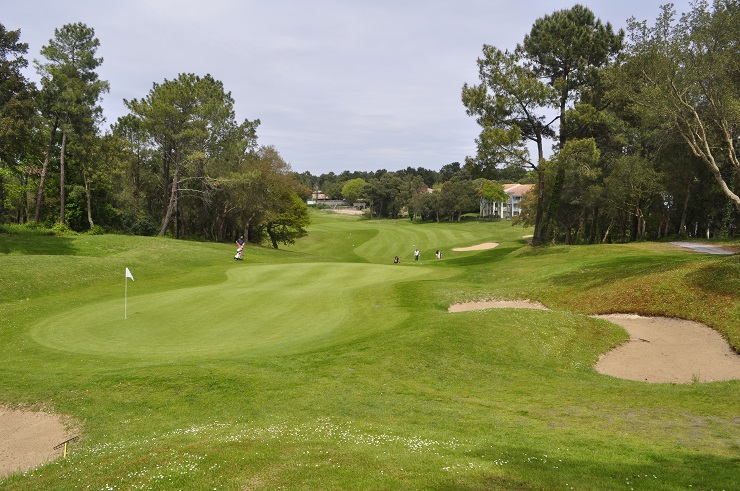 From the back of the green at Moliets Golf Club, Biarritz, France