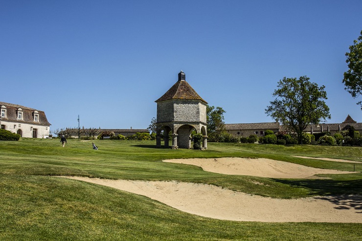 Heading in at Vigiers Golf Club, Dordogne, France