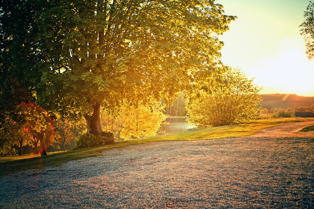 Dawn at Chateau des Vigiers Golf Resort, Dordogne, France