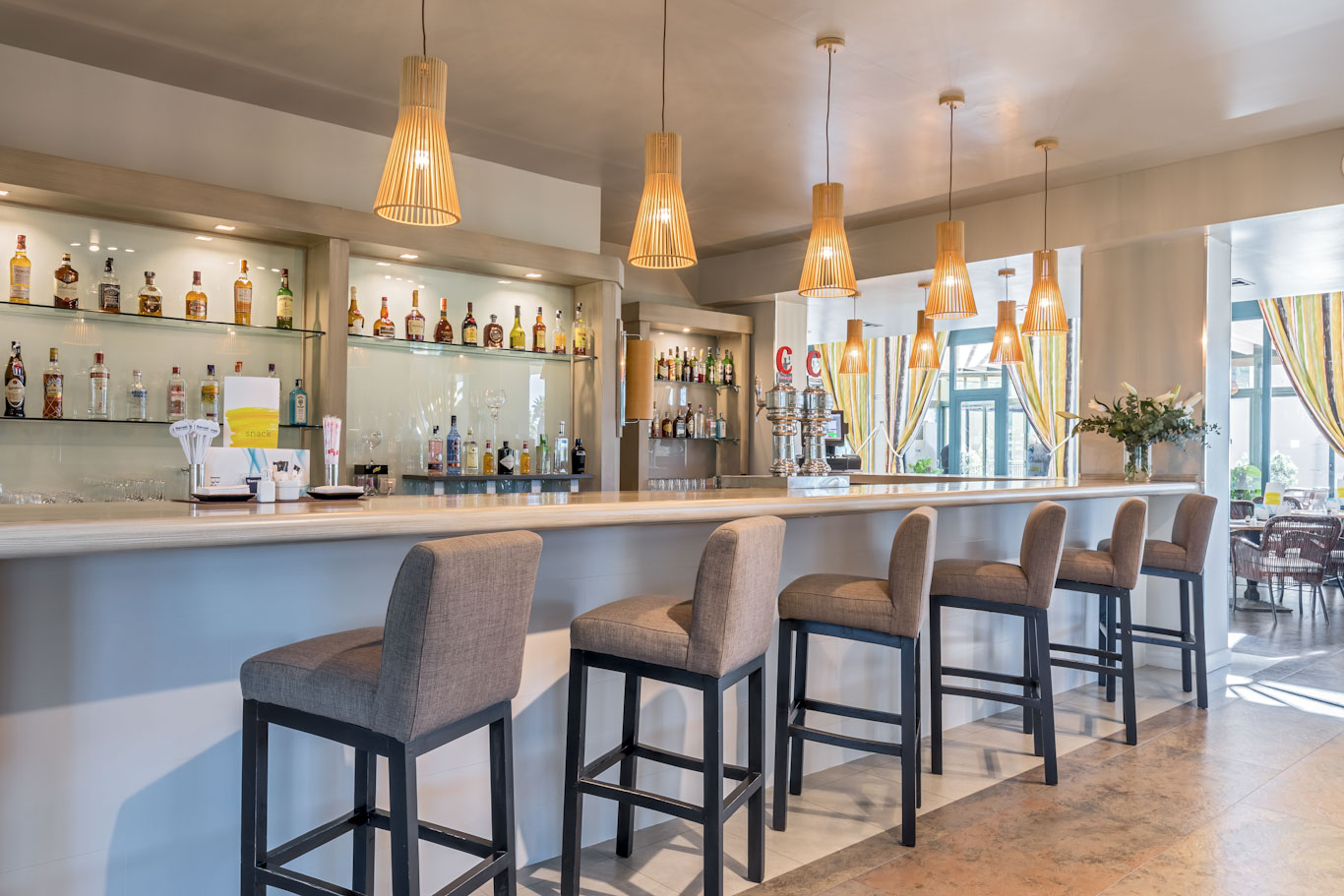 The bar at Barcelo Costa Ballena Golf and Spa resort, south west Spain