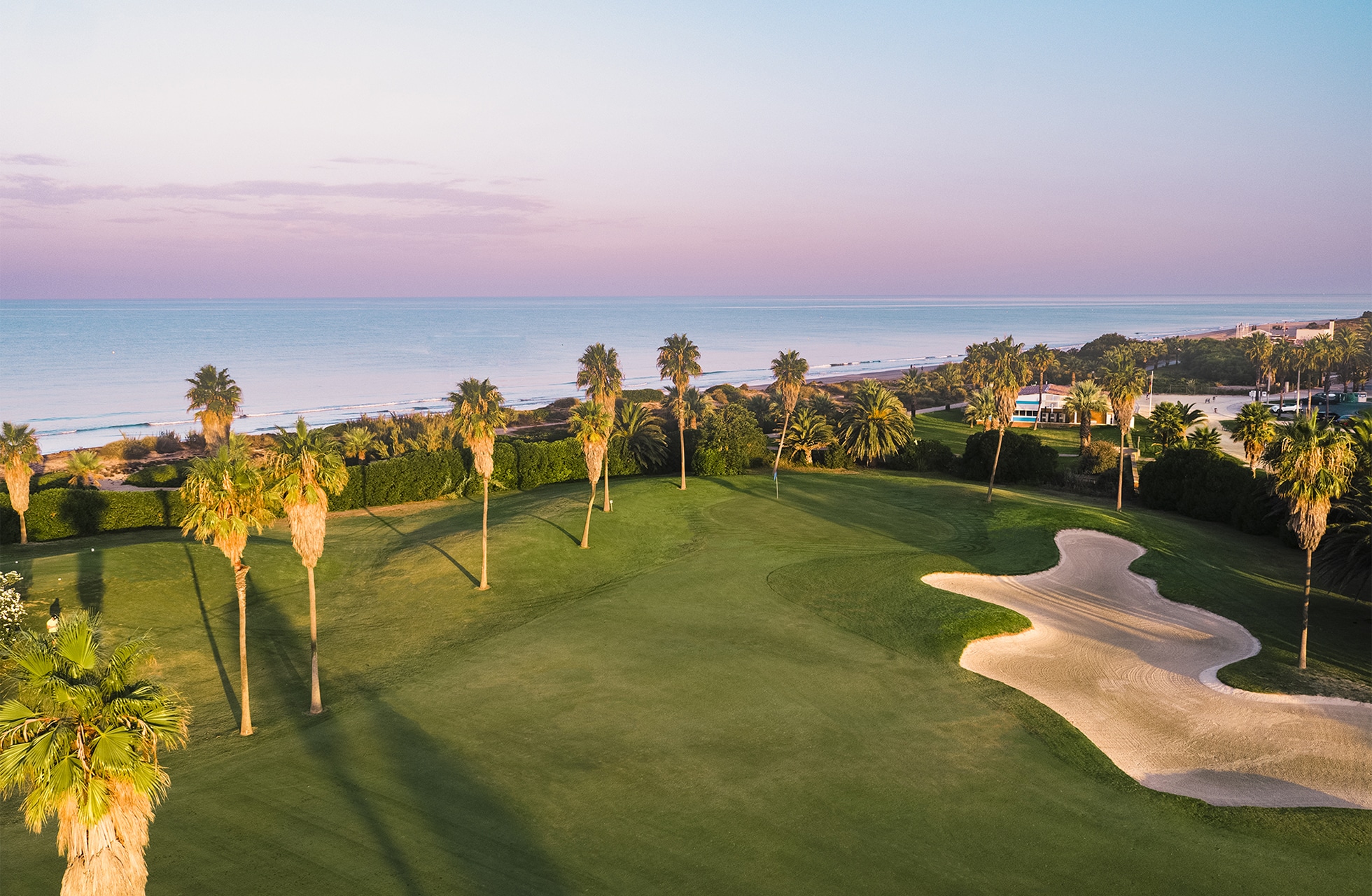 The 12th hole at Costa Ballena Ocean Club de Golf, Costa de la Luz, Spain