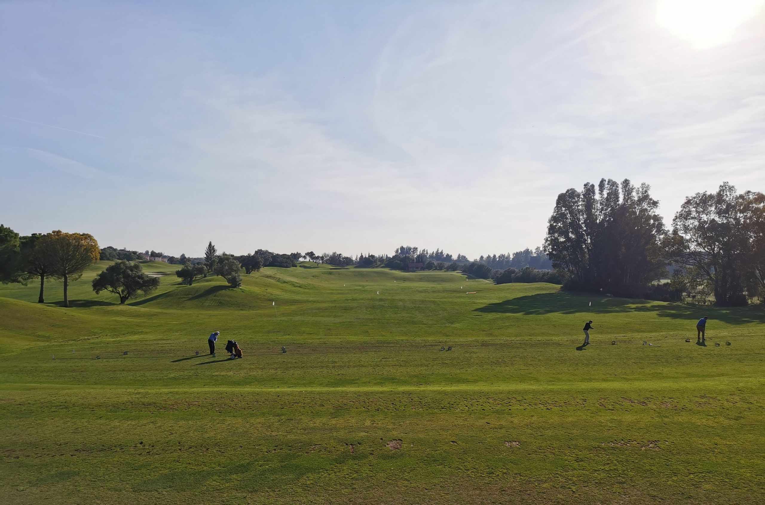 The driving range at Montecastillo Golf Course, Jerez, Spain