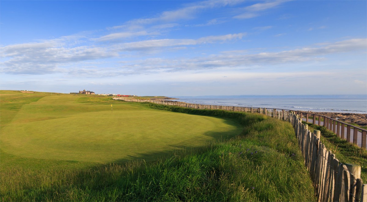 The grand finish at Royal Porthcawl Golf Club, Wales