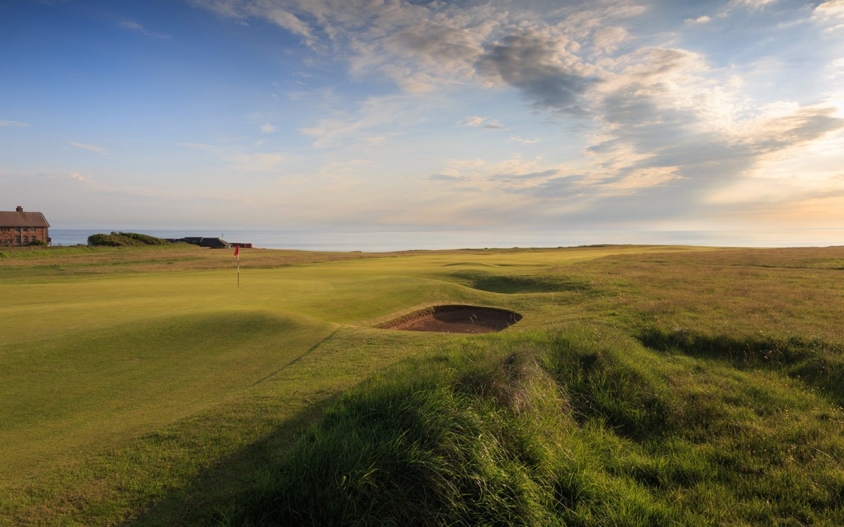 The 17th hole at Royal Porthcawl Golf Club, Wales