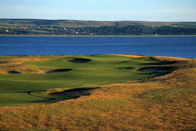 Views over the bay at Southerndown Golf Club Golf Course, Bridgend, Wales. Golf Planet Holidays