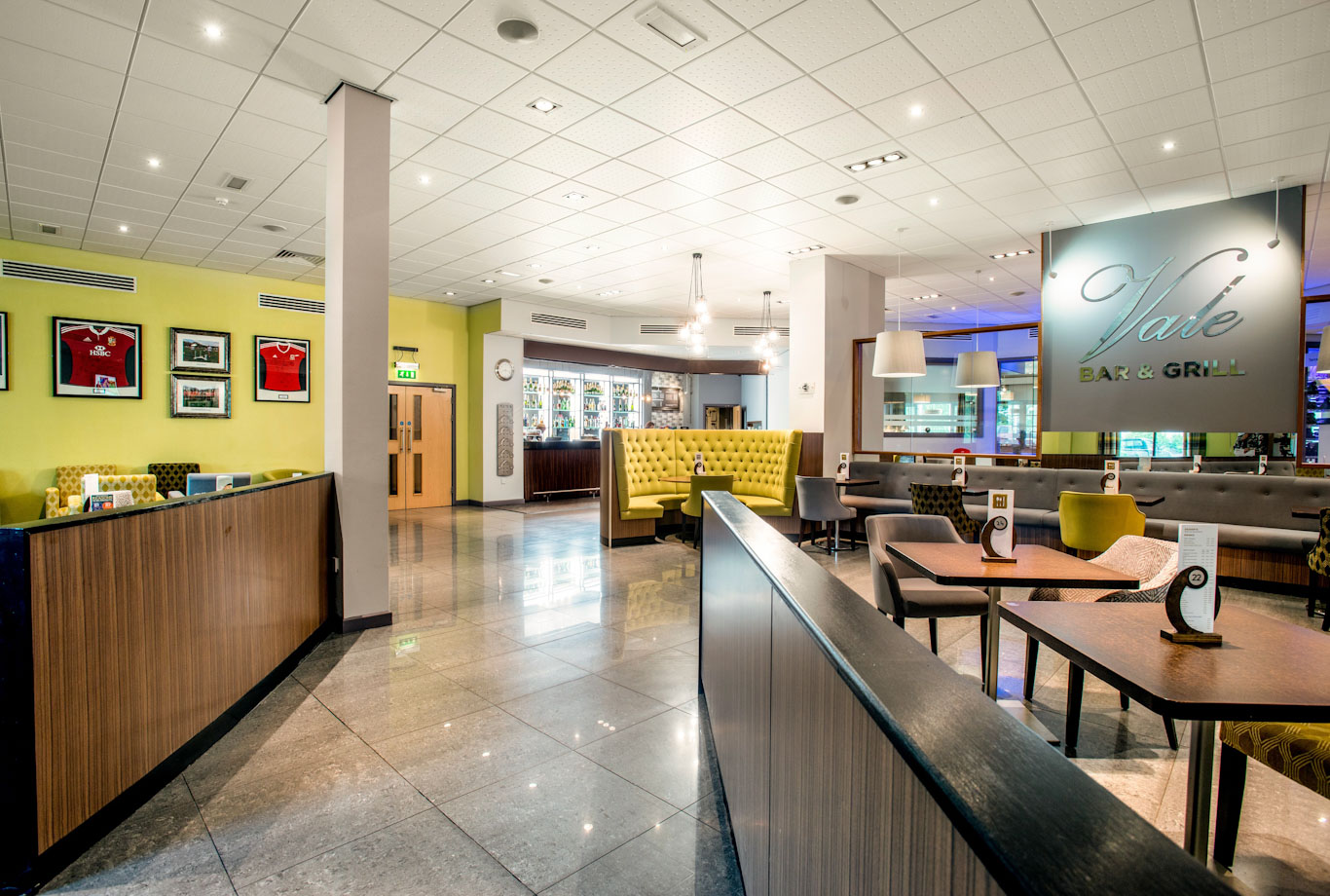 The bar and grill at the Vale Golf Resort, Pontyclun, Wales