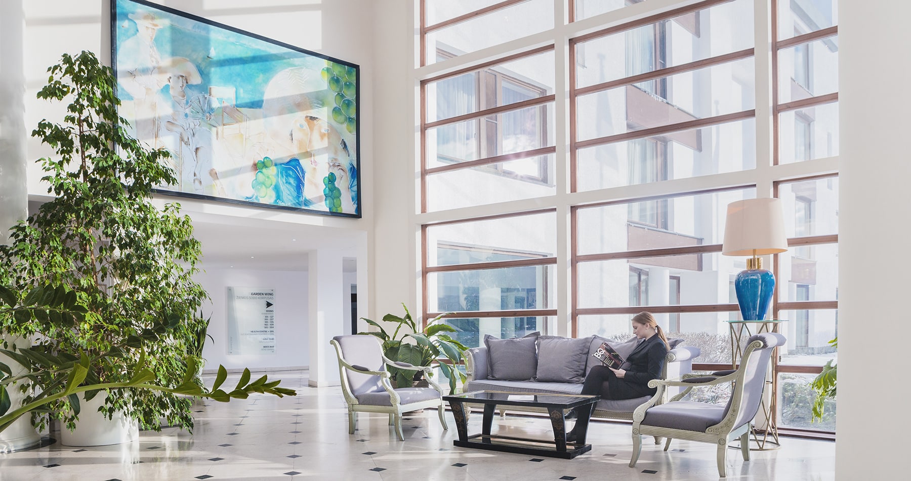 Relaxing at Vilnius Grand Resort, Lithuania. Golf Planet Holidays