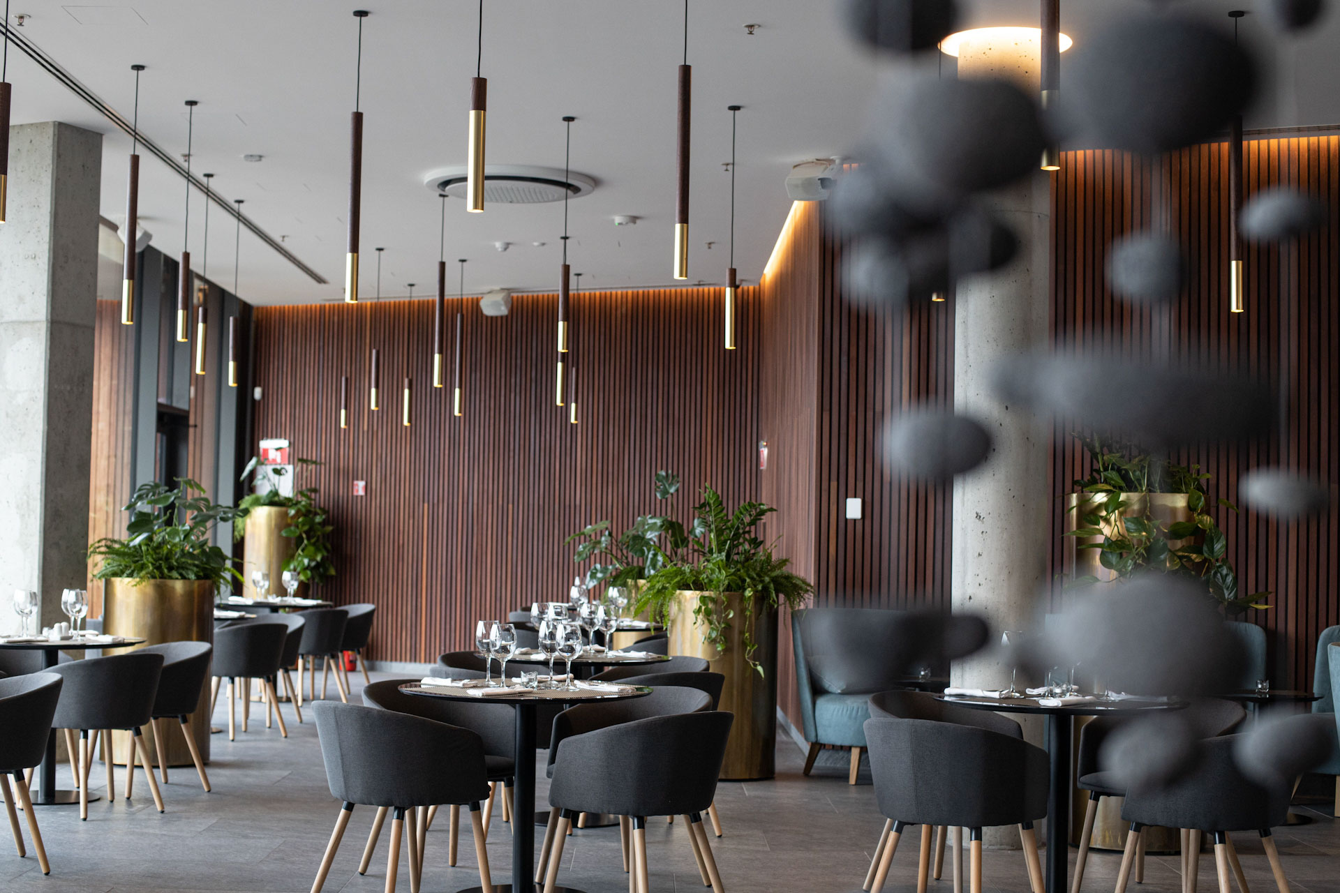 The restaurant at Vilnius Grand Resort, Lithuania. Golf Planet Holidays