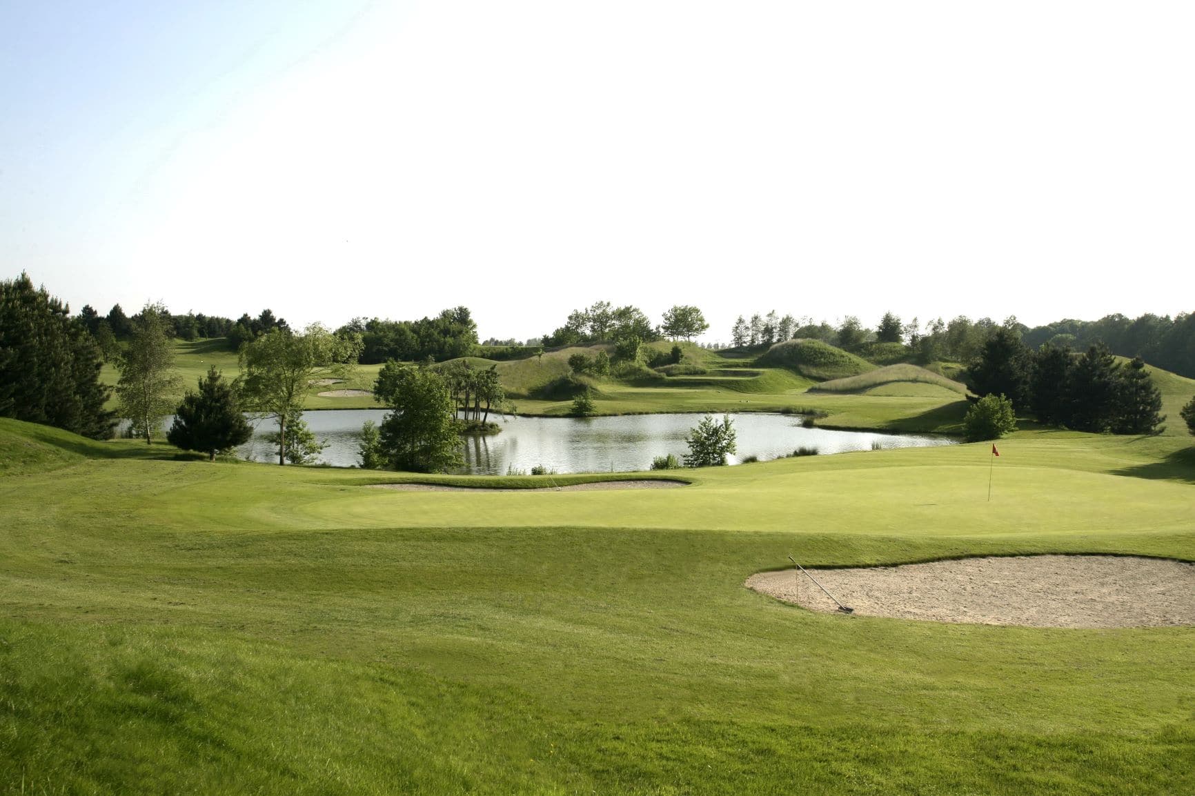 Immaculate conditions at Golf Chateau de la Tournette, Waterloo, Belgium