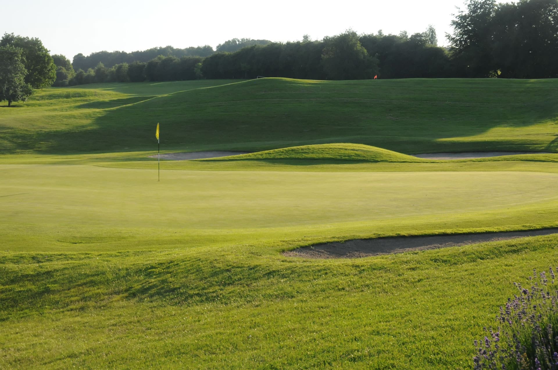 On the green at Golf L'Empereur, near Waterloo, Belgium