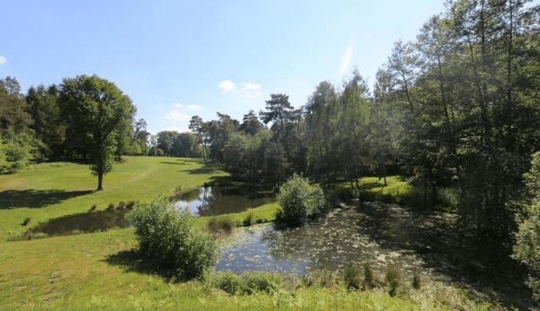 Over the water at Royal Golf Club du Hainaut, near Waterloo, Belgium