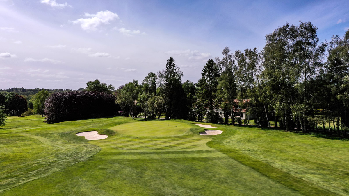 The first hole at Royal Waterloo, Golf Club, Belgium with Golf Planet Holidays