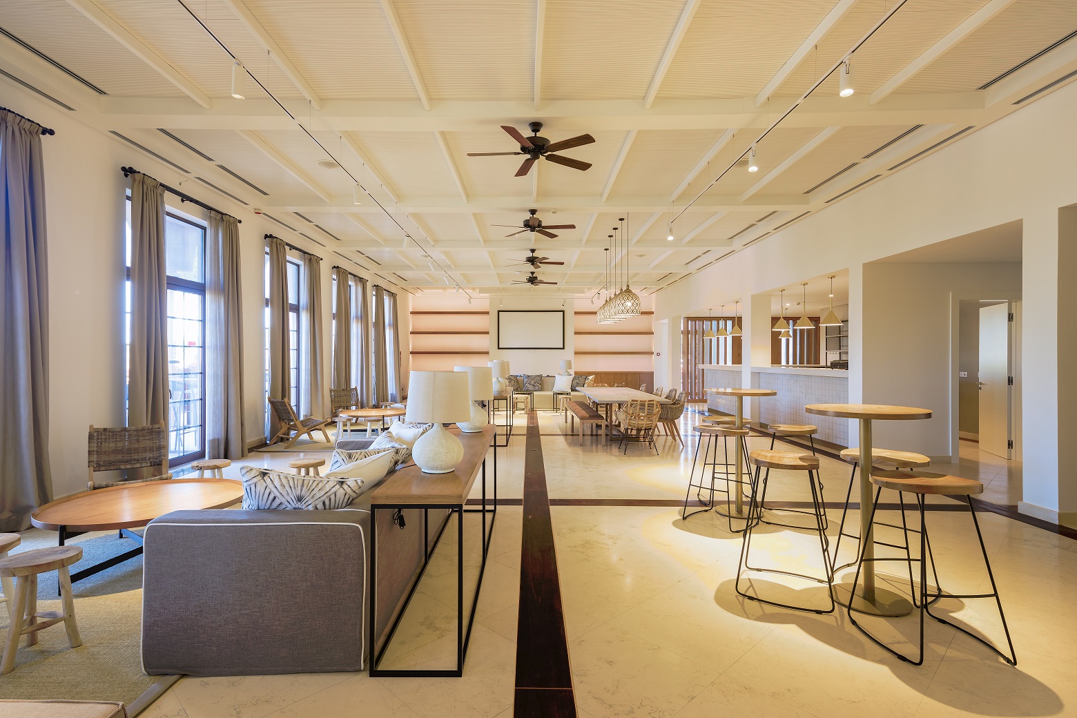 The bar area at Amendoeira Golf Resort, Algarve, Portugal. Golf Planet Holidays