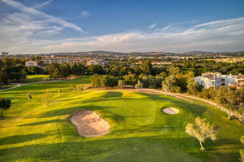 The 13th hole at Millennium Golf Course, Vilamoura, Algarve, Portugal. Golf Planet Holidays