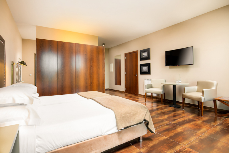 A standard bedroom at Morgado Golf and Country Club, Portimao, Algarve, Portugal. Golf Planet Holidays.