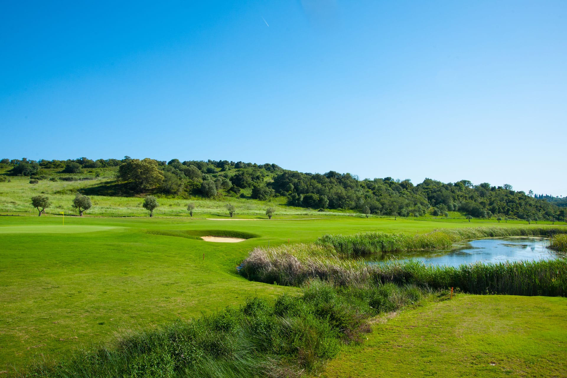 Great course conditions at Morgado Golf Course, Algarve, Portugal