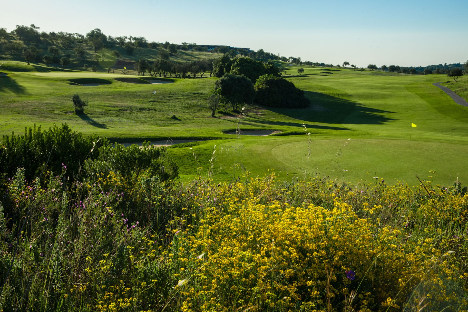 Stunning vista at Morgado Golf course, Algarve, Portugal