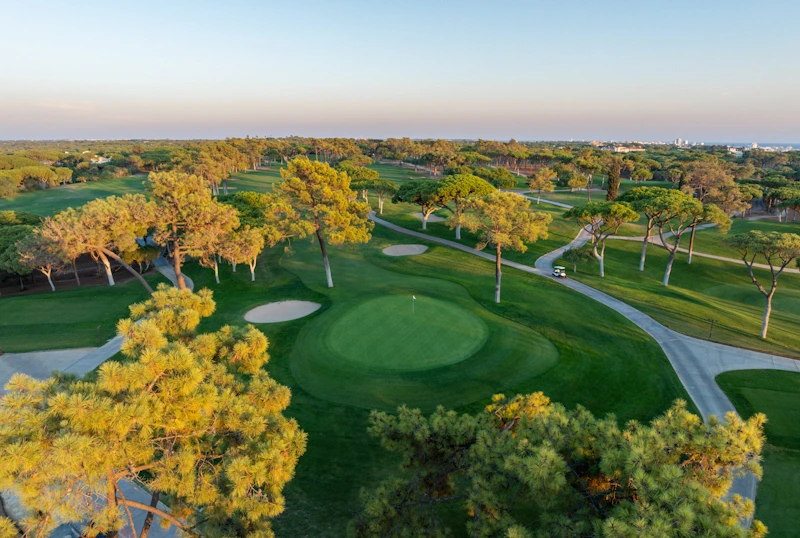 Overview of Old Golf Course at Vilamoura, Algarve, Portugal. Golf Planet Holidays