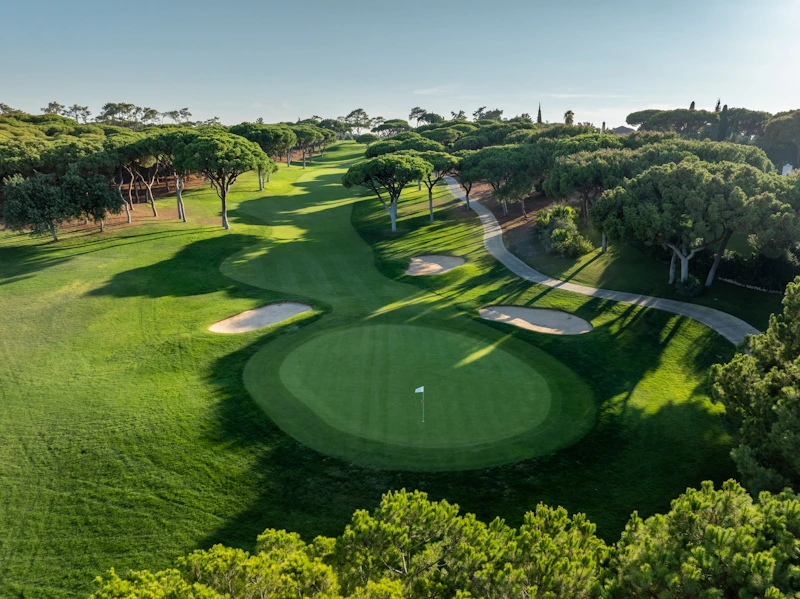 The immaculate Old Golf Course at Vilamoura, Algarve, Portugal. Golf Planet Holidays
