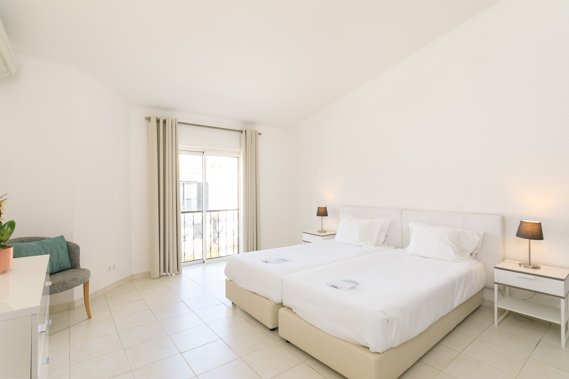 Large bedroom at Vale do Lobo Resort, Algarve, Portugal