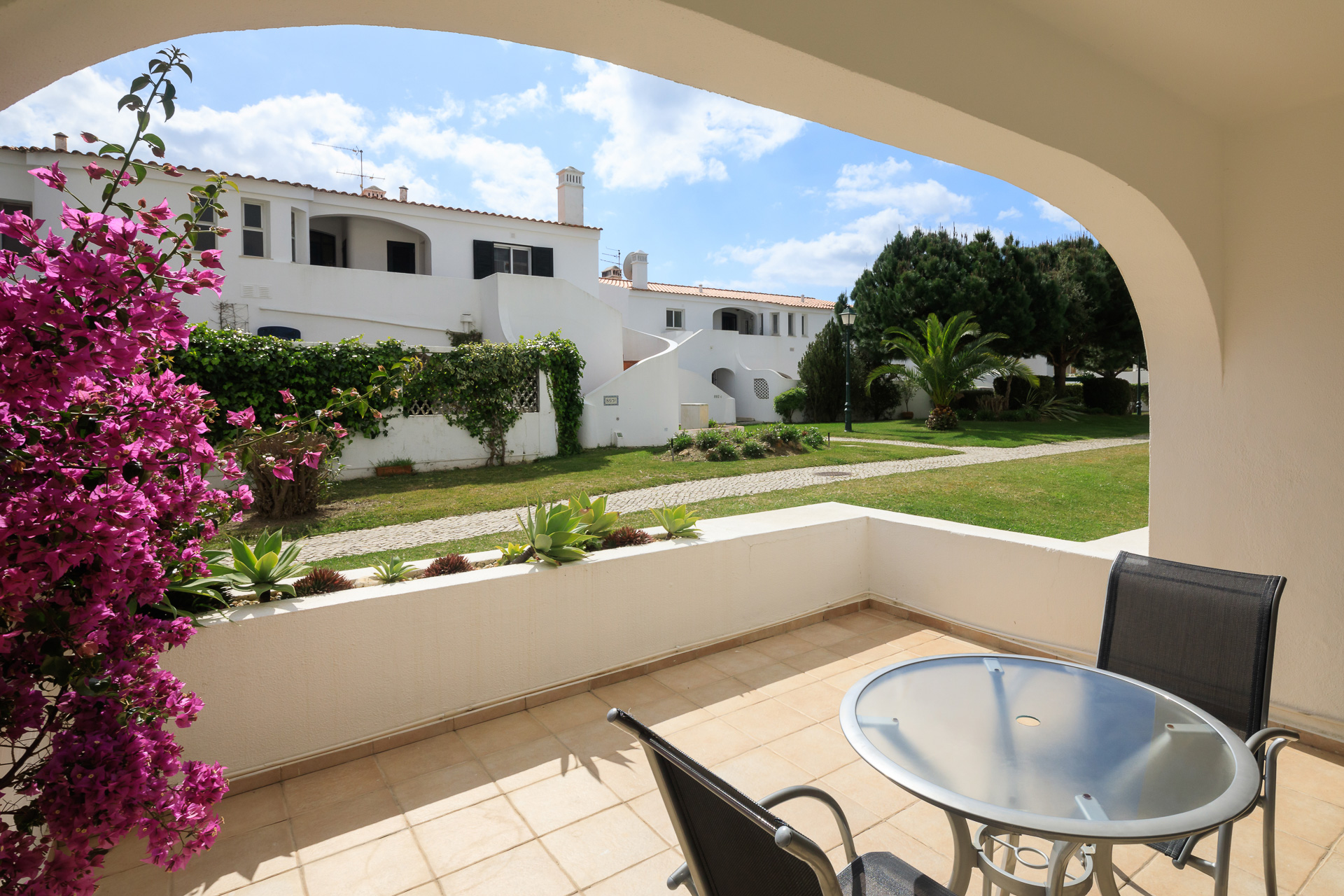 Your own terrace at Vale do Lobo resort on the Algarve, Portugal