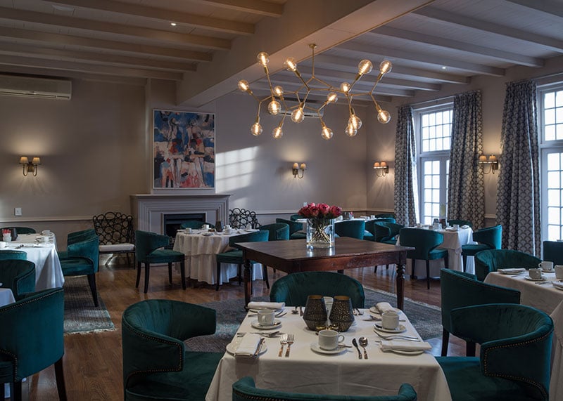 Dining at Erinvale Estate Hotel & Spa, Somerset West, Western Cape, South Africa. Golf Planet Holidays