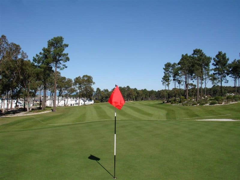 Back down the fairway at Hermanus Golf Club, Western Cape, South Africa. Golf Planet Holidays