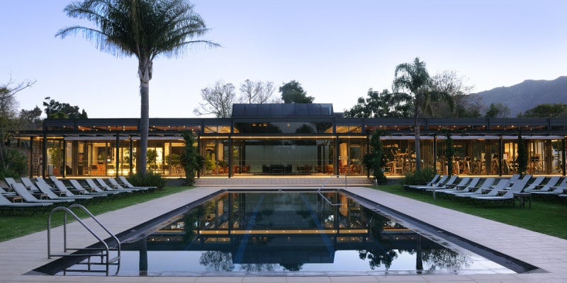 The outdoor pool at The Vineyard Hotel, Cape Town, South Africa. Golf Planet Holidays