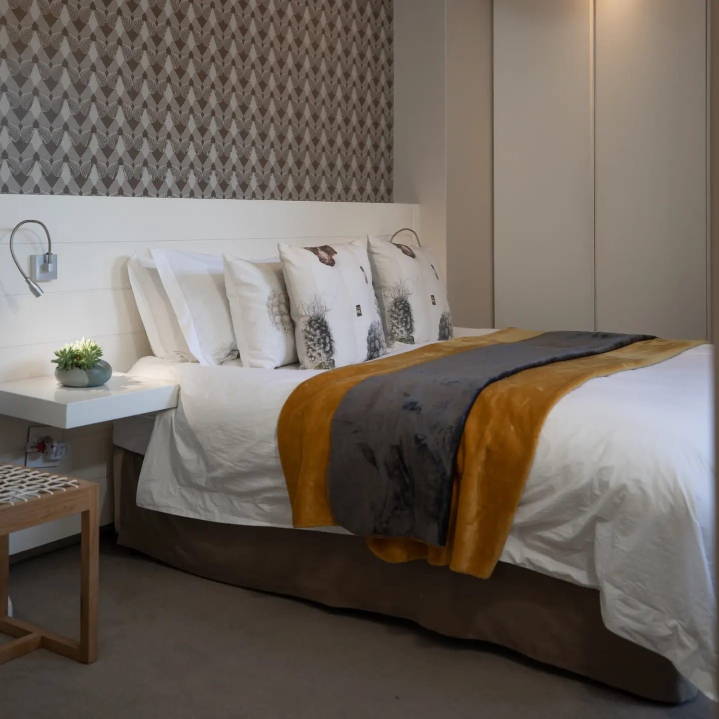 A double bedroom at Thirty On Grace, luxury guesthouse, Cape Town, South Africa